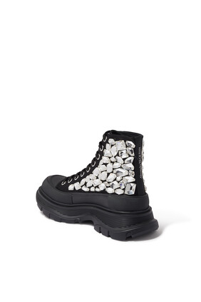 Tread Slick Crystal-Embellished Boots